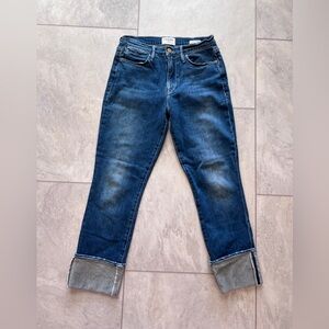 FRAME Le High Straight Jeans